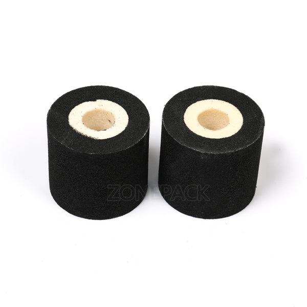 ZONEPACK Free Shipping Energy Saving Black Hot Printing Ink Roll for MY-380F, Good Quality Hot Ink Roll, Black Hot Print Rolls 12 Roll